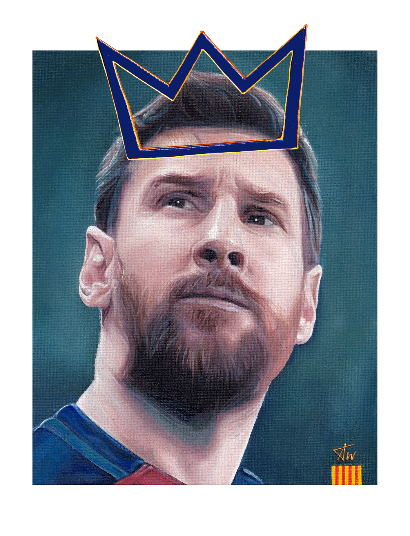 Customisable Lionel Messi Print